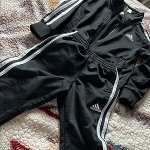 Adidas Kids Black Track Pants (2T)